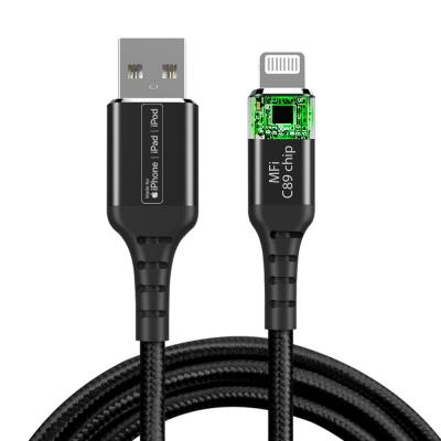 Picture of Mfi Certified C89 Connector Iphone Lightning Charger Cable Mfi Certified Lightning Cable Fast Charging For Iphone Ipad Ipod